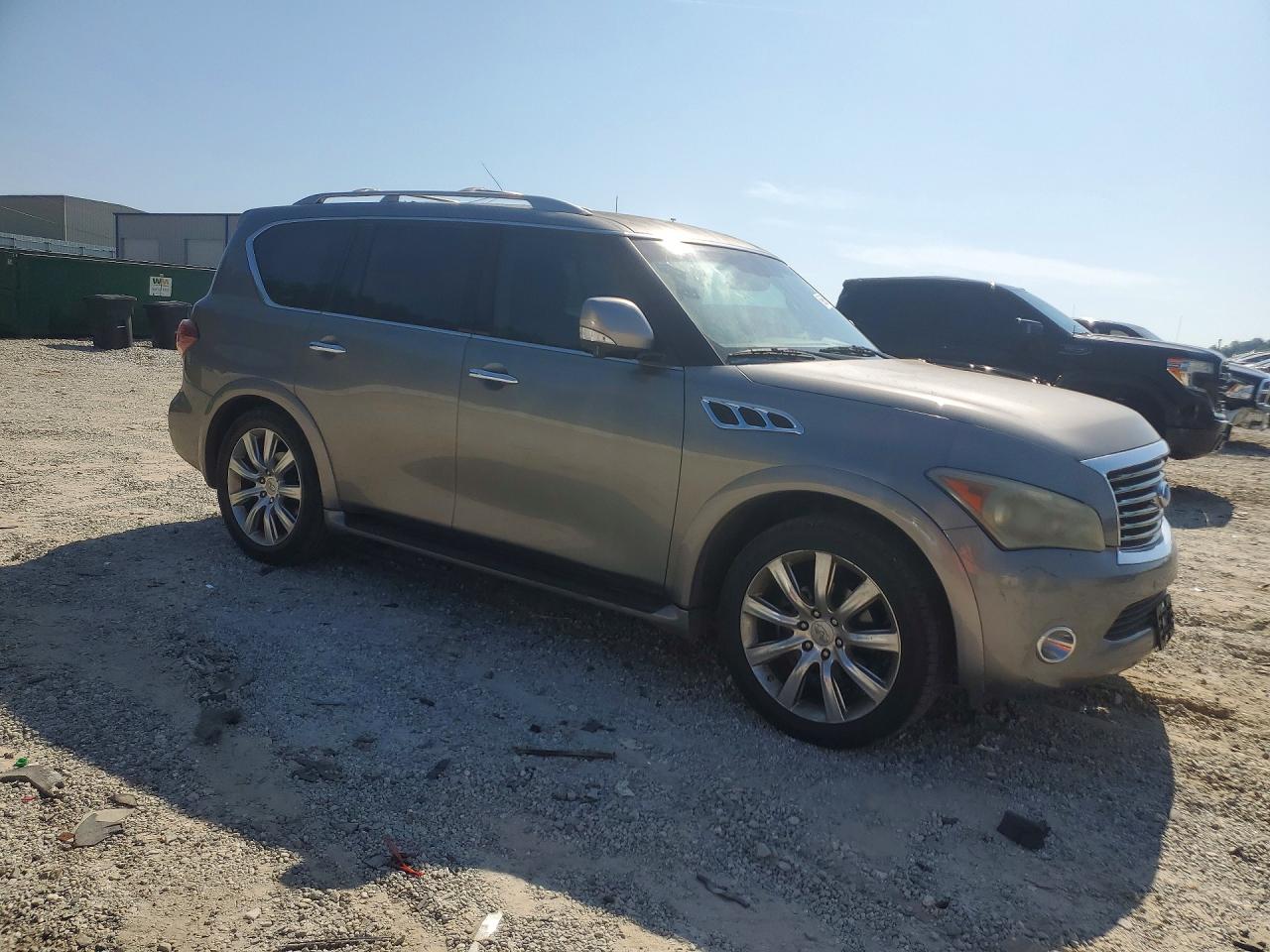 2013 Infiniti Qx56 Base Silver vin: JN8AZ2NE7D9060941