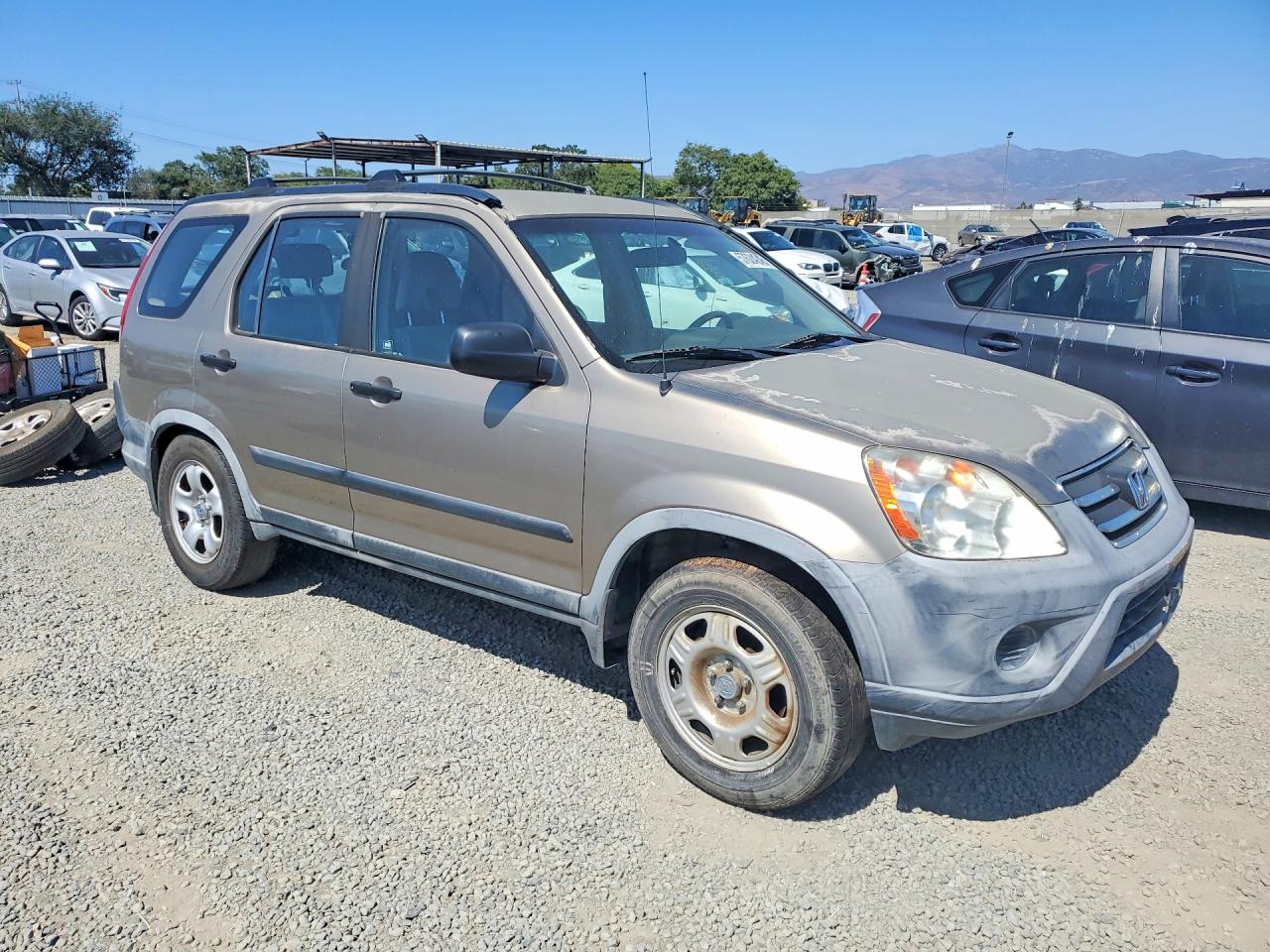 2006 Honda Cr-v Lx Tan vin: JHLRD68556C005364