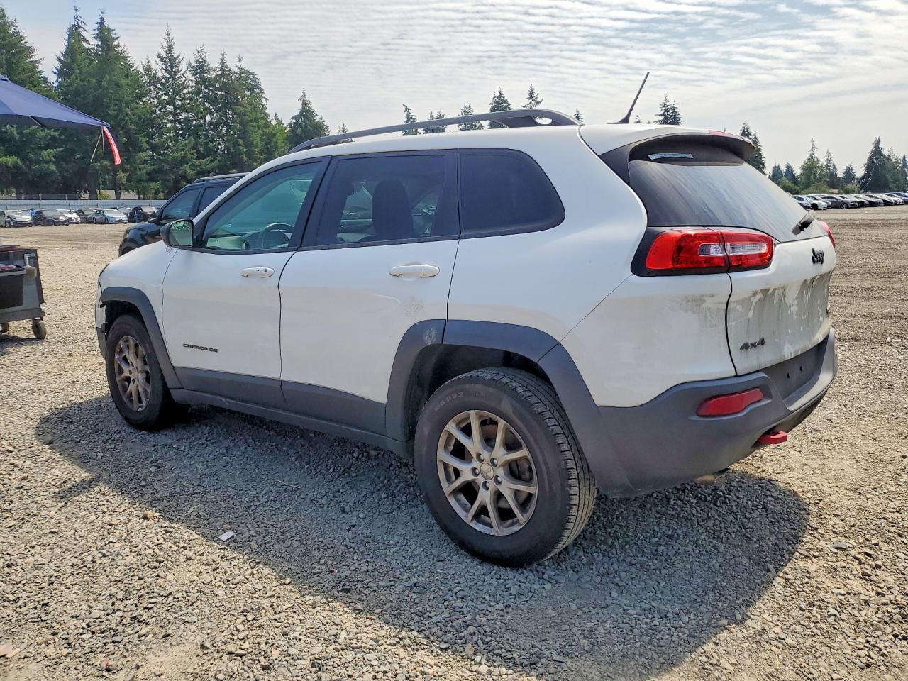 2014 Jeep Cherokee Trailhawk Белый vin: 1C4PJMBS9EW129084