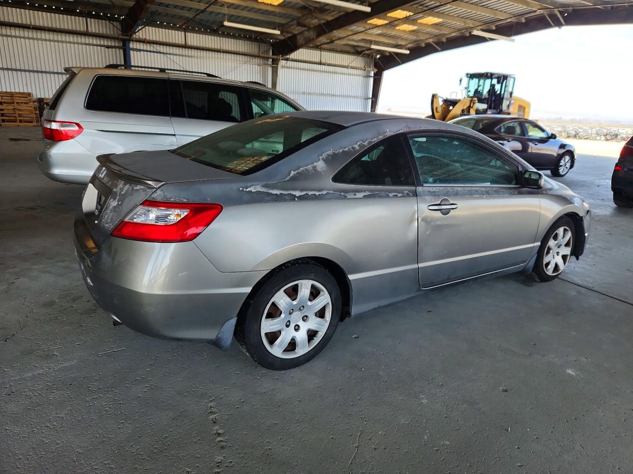 2006 Honda Civic Lx Gray vin: 2HGFG12636H548786