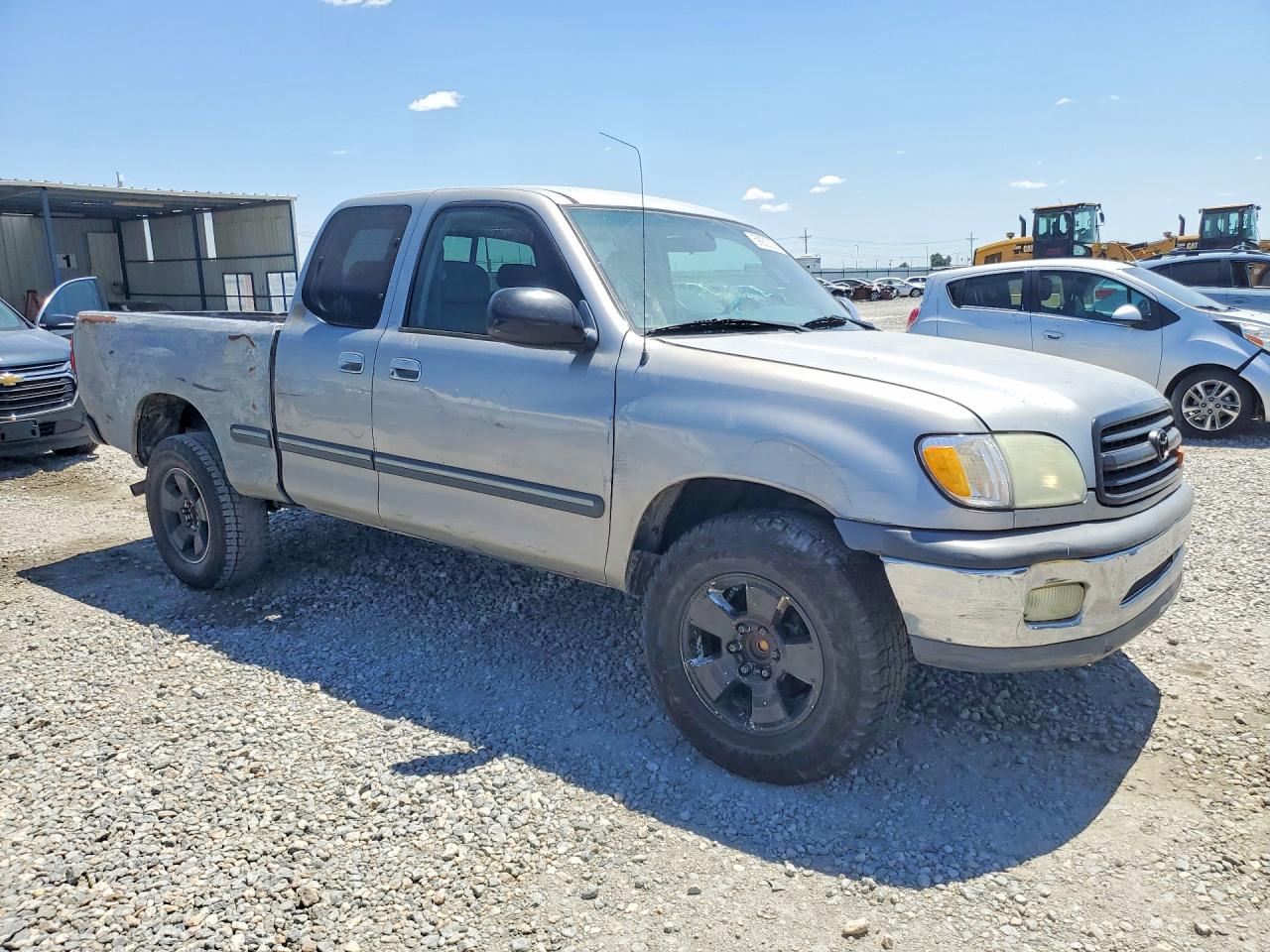 2001 Toyota Tundra Sr5 Silver vin: 5TBRT34151S187973