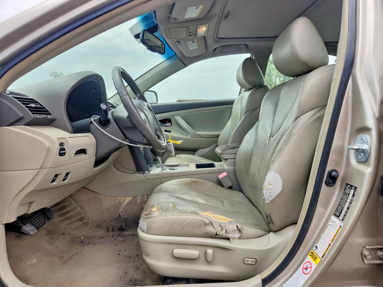 2007 Toyota Camry Hybrid Beige vin: JTNBB46KX73032123