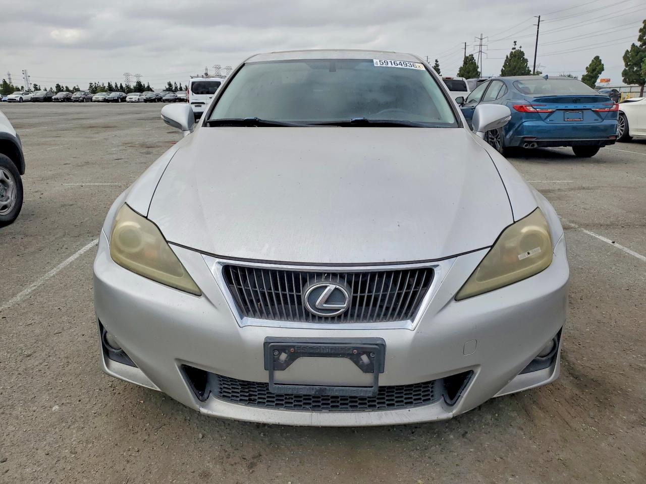 2011 Lexus Is 250 Silver vin: JTHBF5C29B5156155