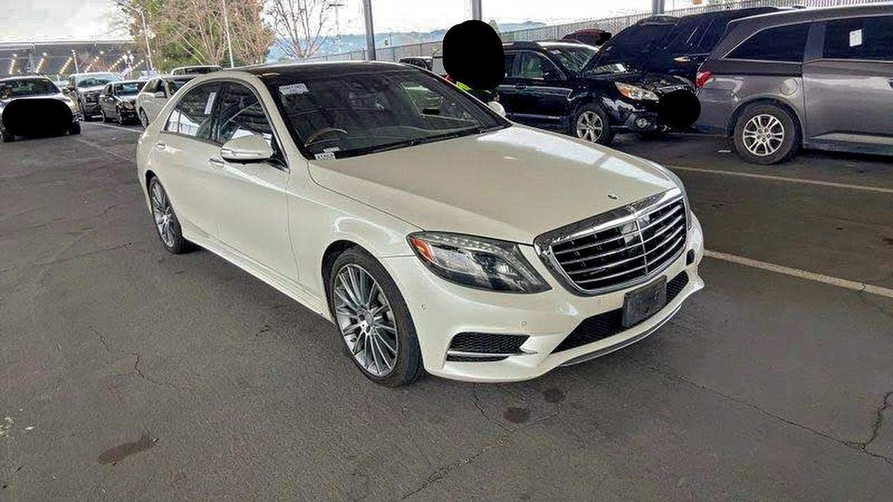 2014 Mercedes-benz S 550 White vin: WDDUG8CB7EA029608