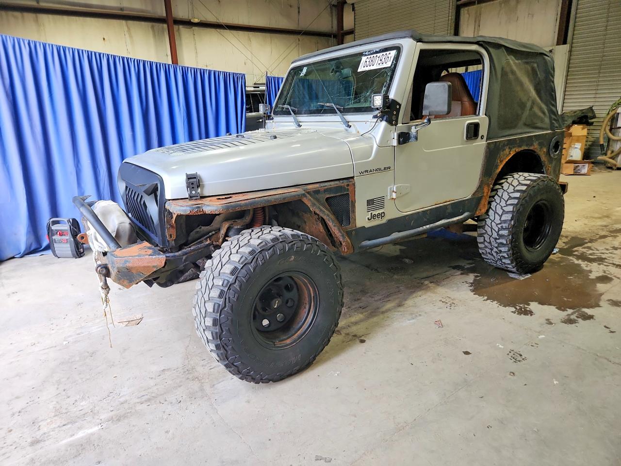 2002 Jeep Wrangler / Tj X Silver vin: 1J4FA39S82P745127
