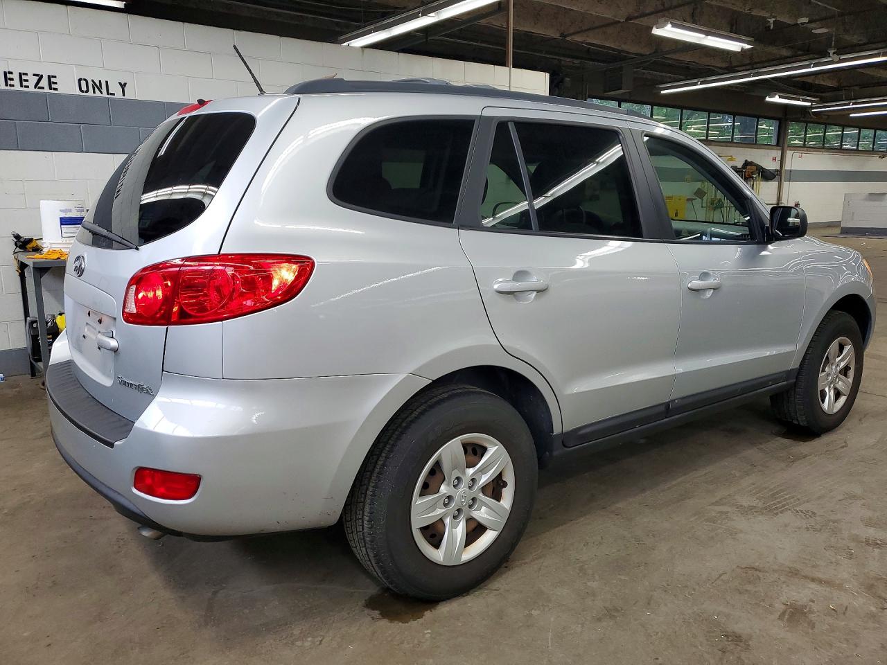2009 Hyundai Santa Fe Gls Silver vin: 5NMSG13D19H291081