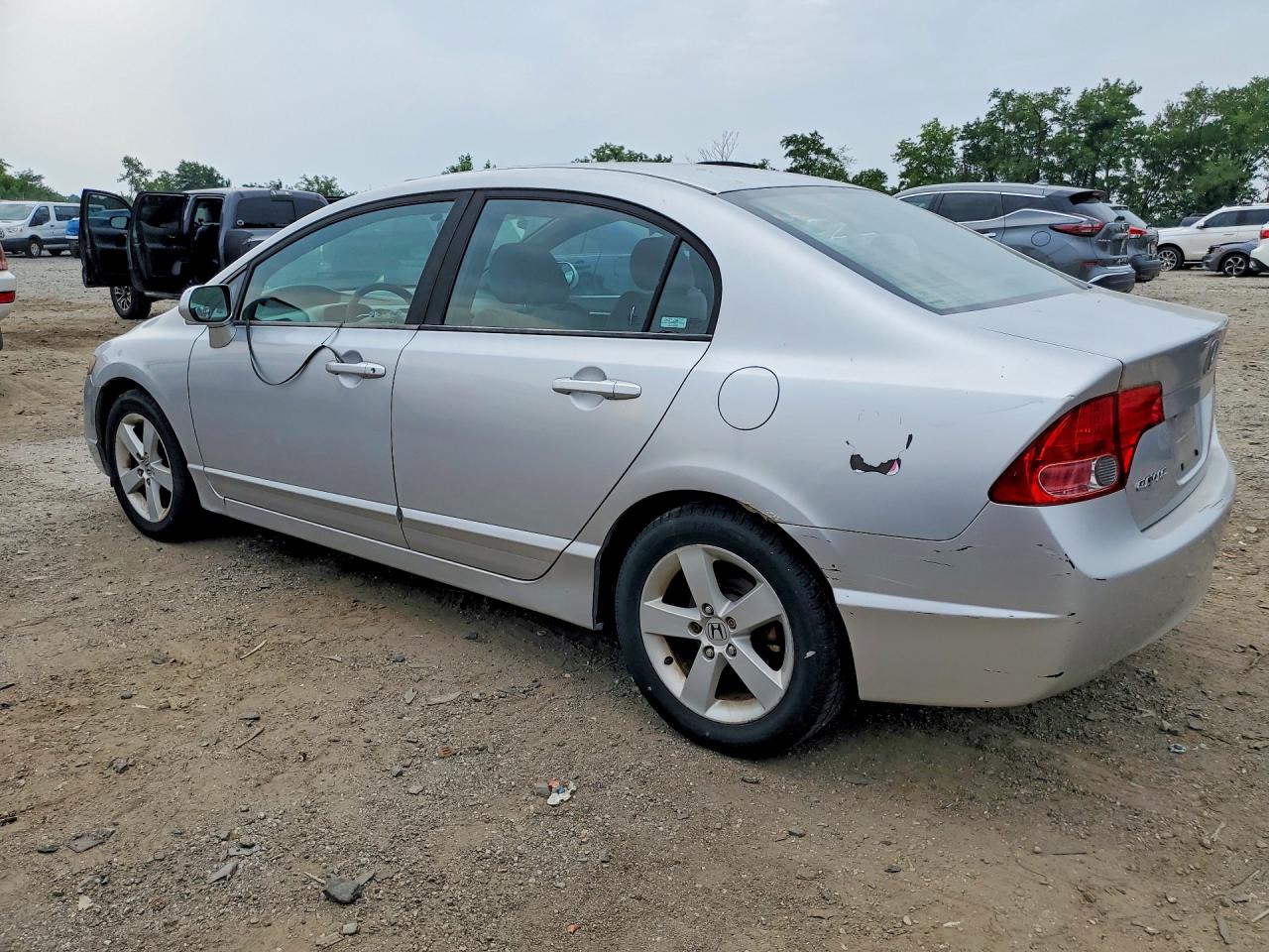 2006 Honda Civic Ex Silver vin: 1HGFA168X6L004480