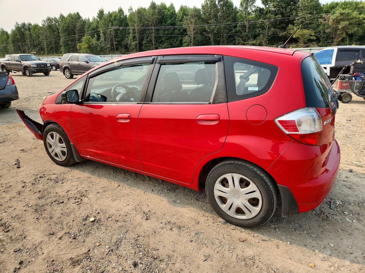 2009 Honda Fit Красный vin: JHMGE88289C000276