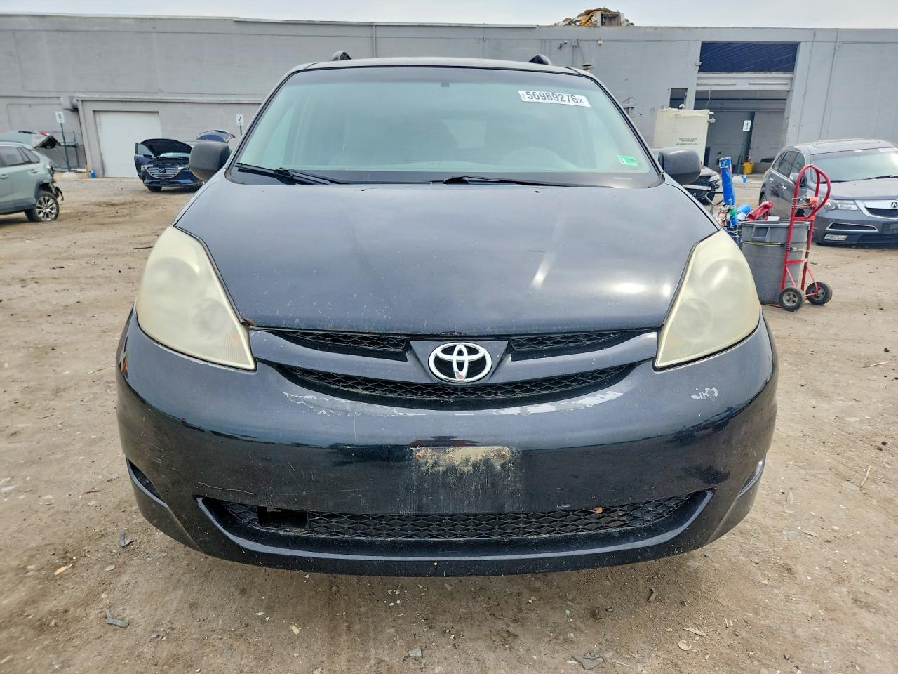2008 Toyota Sienna Le 8-passenger Black vin: 5TDZK23C08S193486