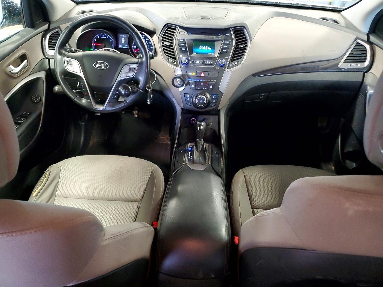 2014 Hyundai Santa Fe Gls Silver vin: KM8SMDHF8EU049343