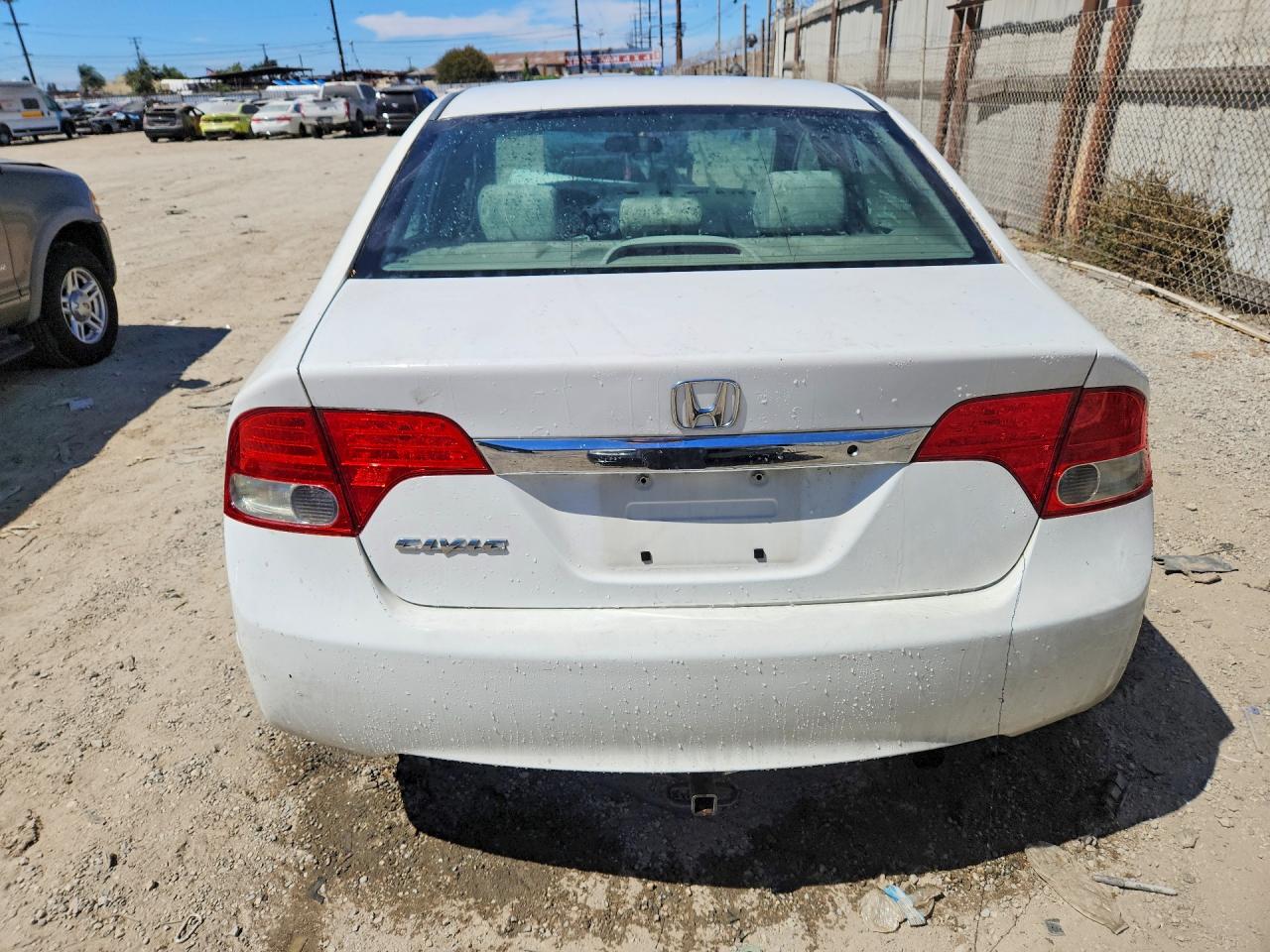 2009 Honda Civic Lx White vin: 1HGFA16509L000903