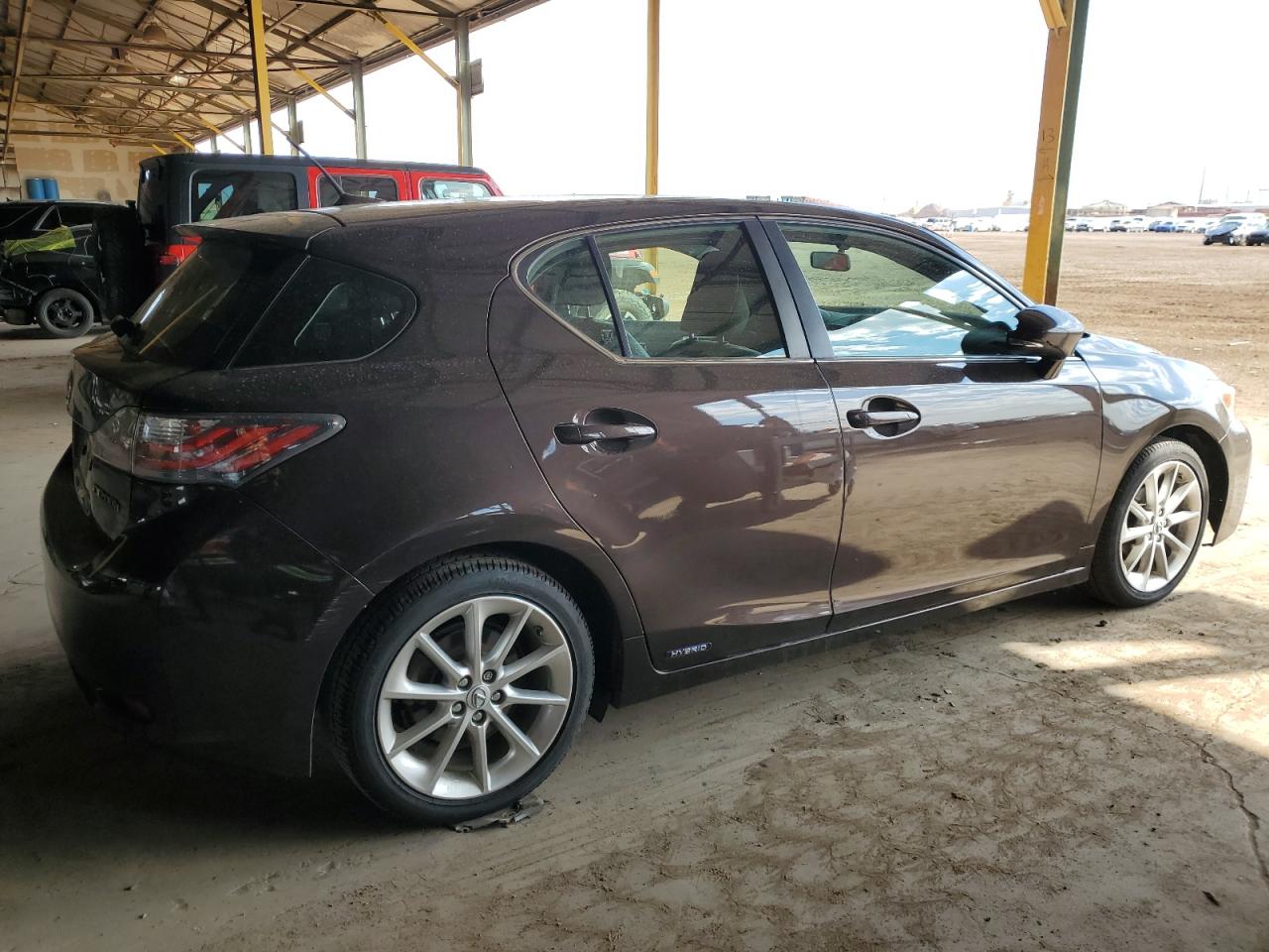 2012 Lexus Ct 200 Brown vin: JTHKD5BH5C2091061