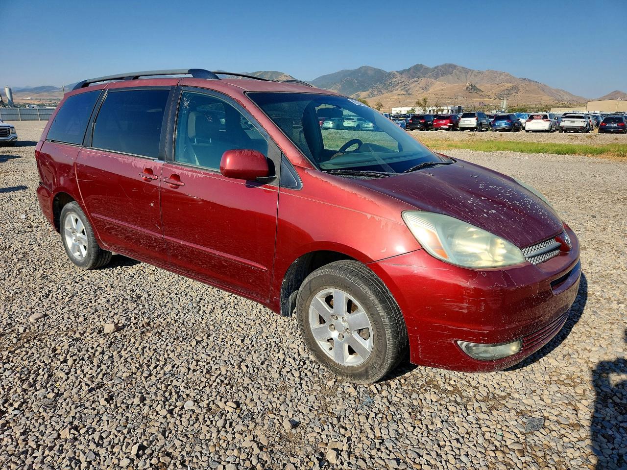 2004 Toyota Sienna Xle 7 Passenger Burgundy vin: 5TDZA22C54S142189