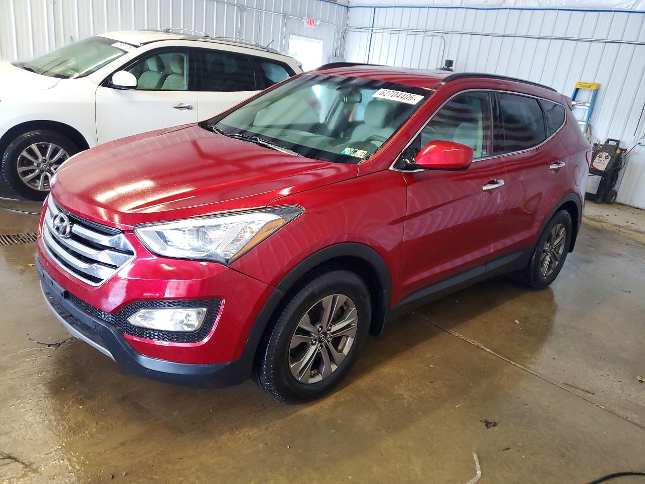 2015 Hyundai Santa Fe Sport 2.4l Red vin: 5XYZUDLB2FG252092