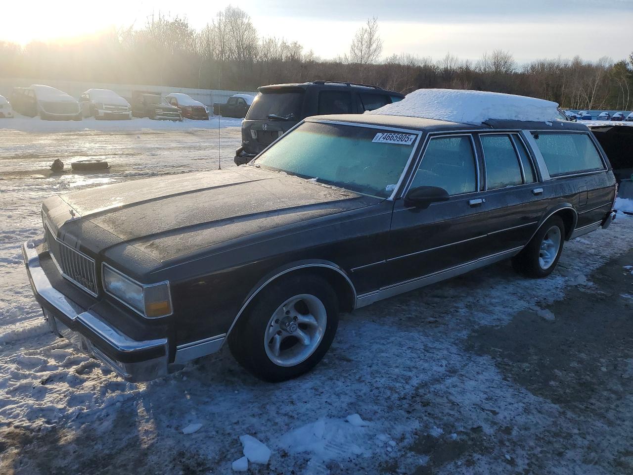1988 Chevrolet Caprice Classic Black vin: 1G1BN81Y9JR181506