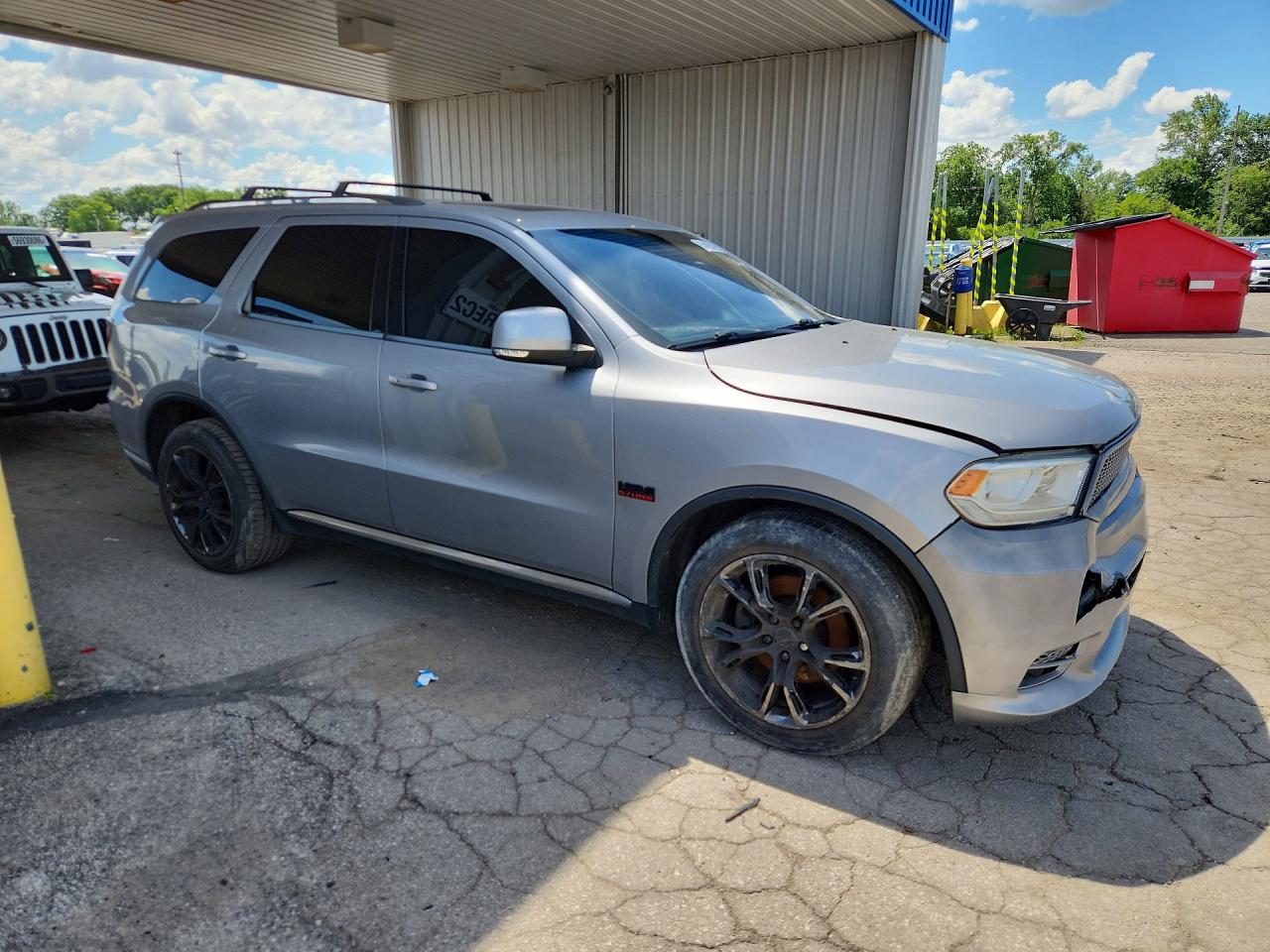 2014 Dodge Durango Limited Silver vin: 1C4SDHDT3EC411172