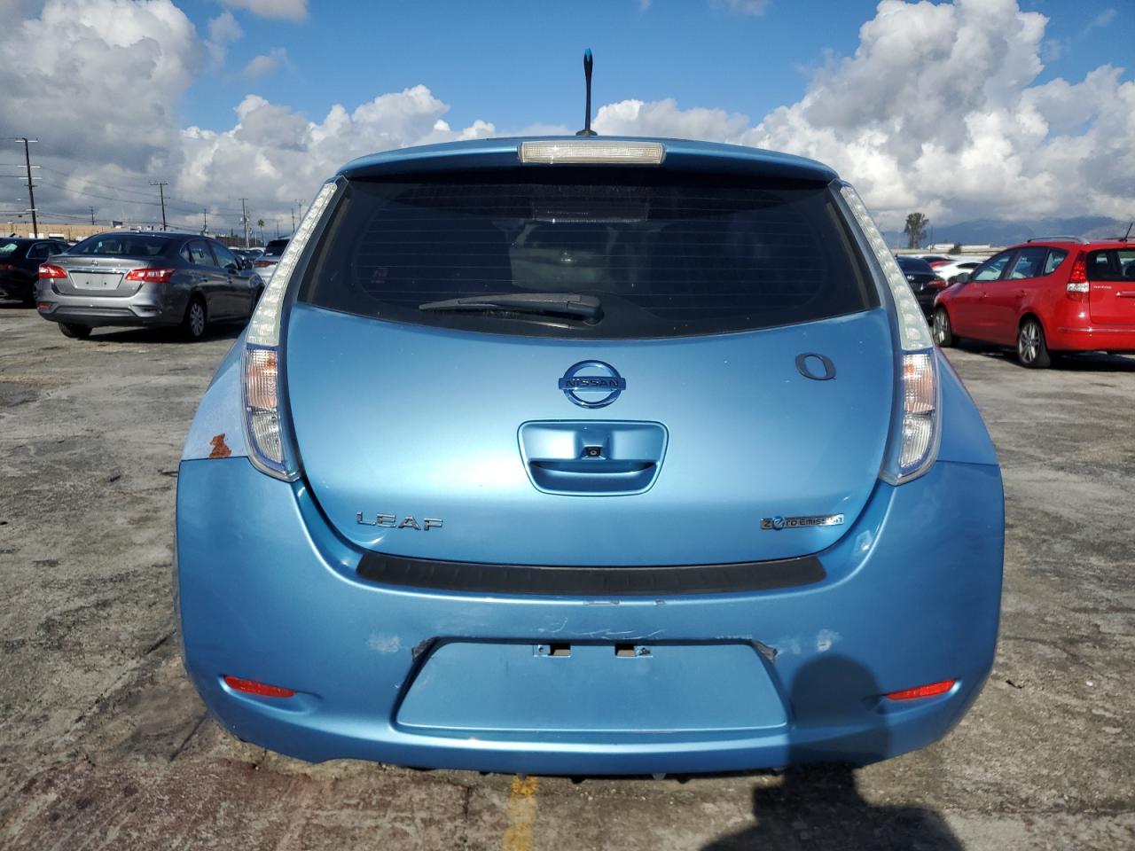 2011 Nissan Leaf Sv Синий vin: JN1AZ0CP5BT000888