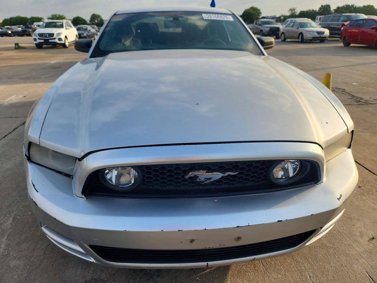 2014 Ford Mustang Silver vin: 1ZVBP8AM4E5209995
