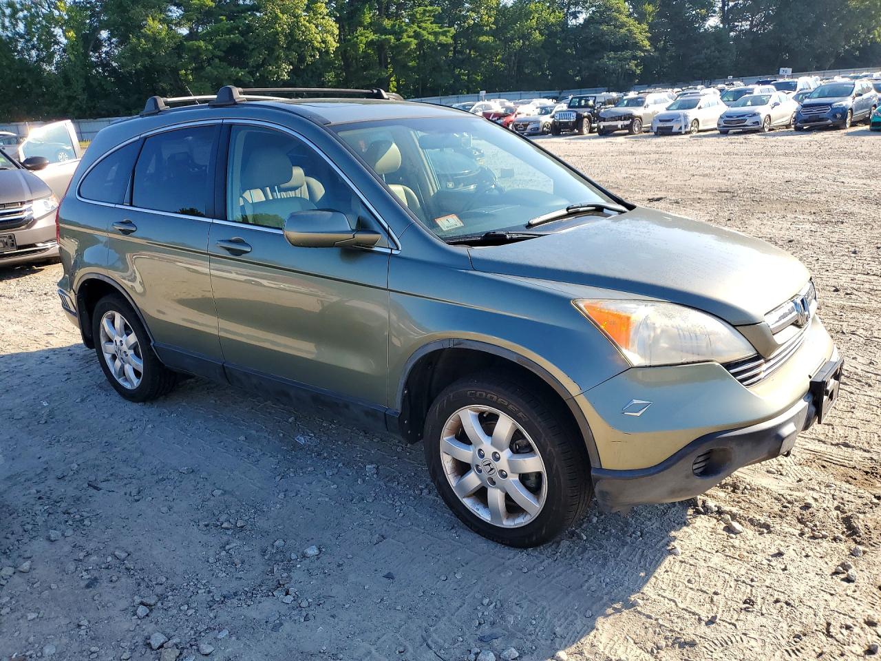 2009 Honda Cr-v Exl Green vin: JHLRE48759C005498