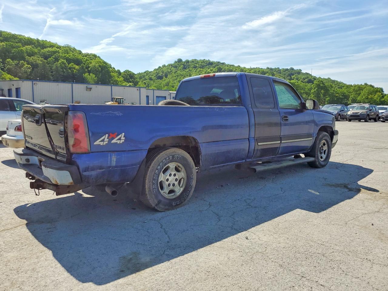 2004 Chevrolet Silverado K1500 Blue vin: 1GCEK19T14E188295
