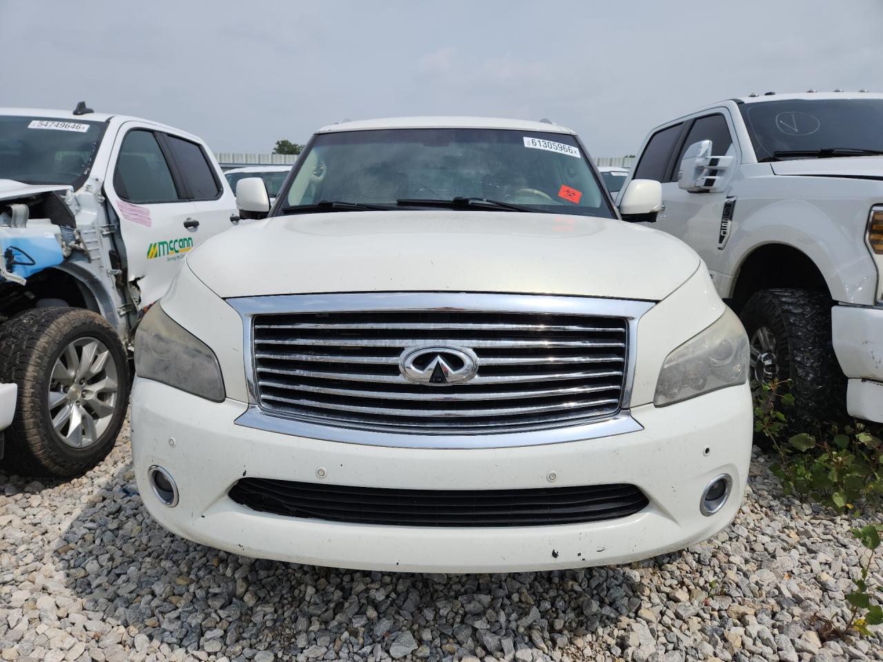 2014 Infiniti Qx80 Base Белый vin: JN8AZ2NE3E9062638