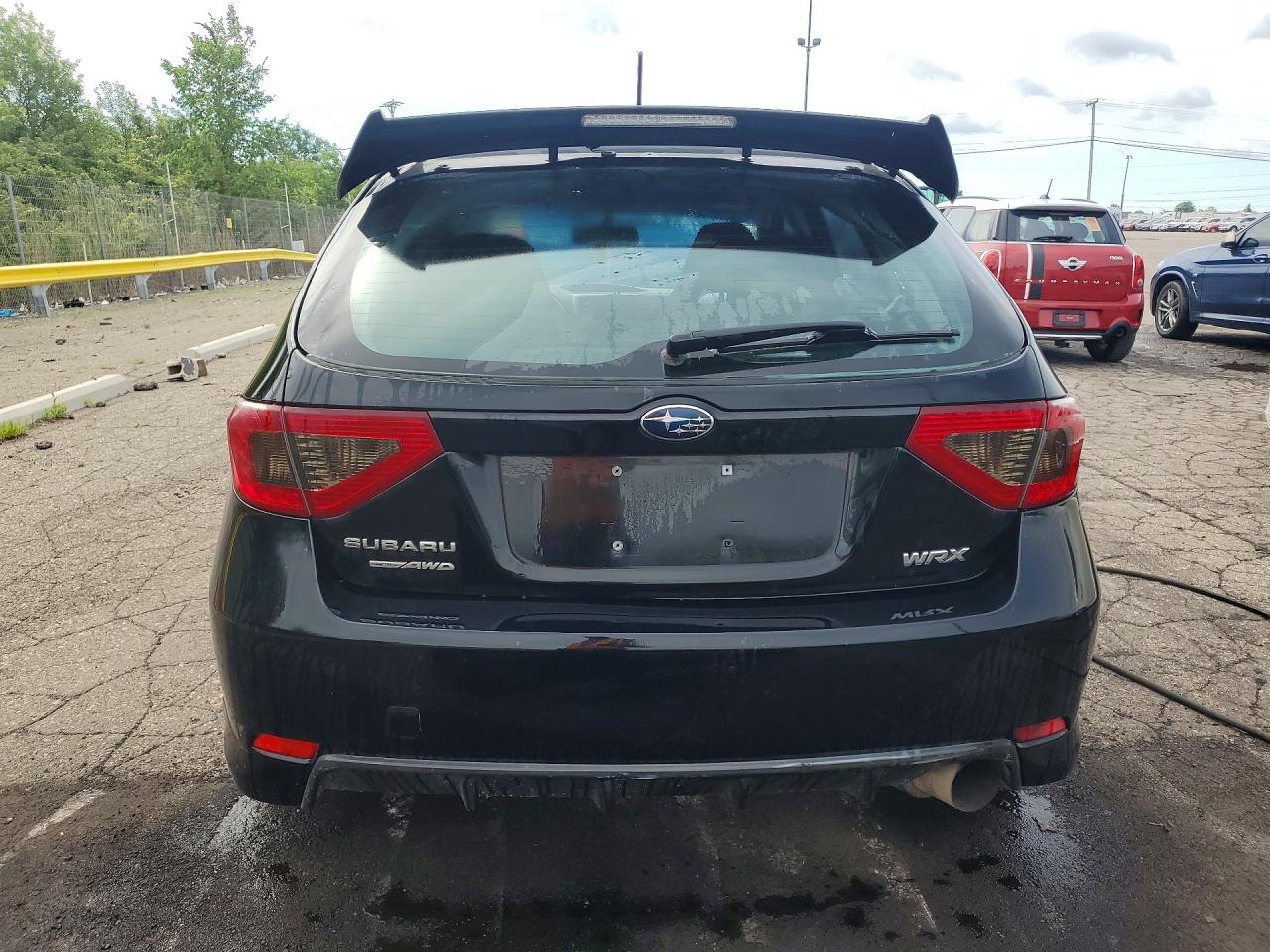 2010 Subaru Impreza Wrx Limited Черный vin: JF1GH7G65AG814301