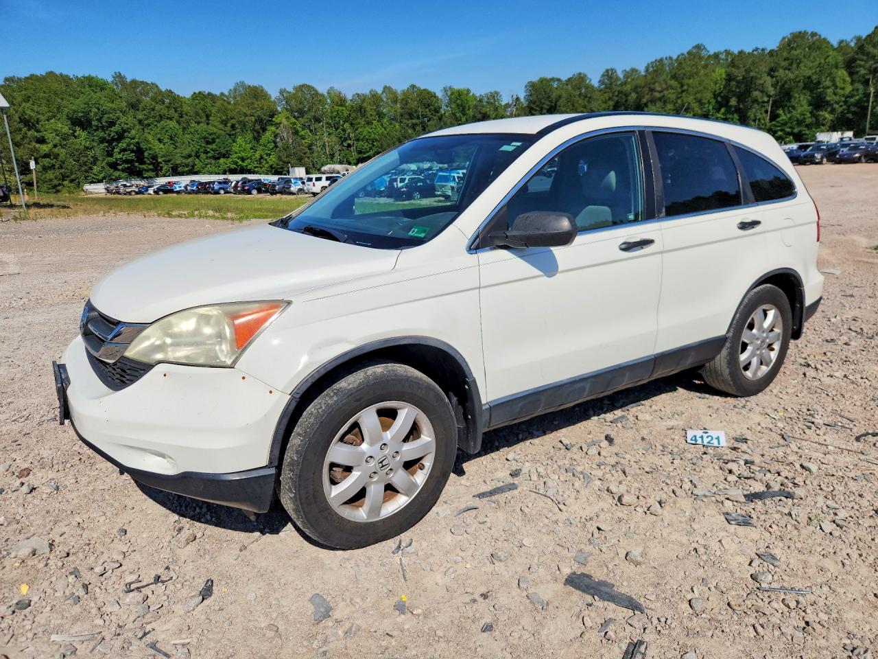 2011 Honda Cr-v Se White vin: 5J6RE3H41BL058471