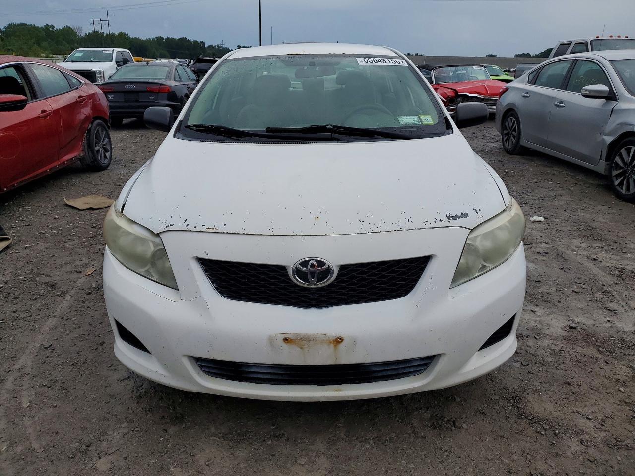 2010 Toyota Corolla Base White vin: 1NXBU4EE2AZ185389
