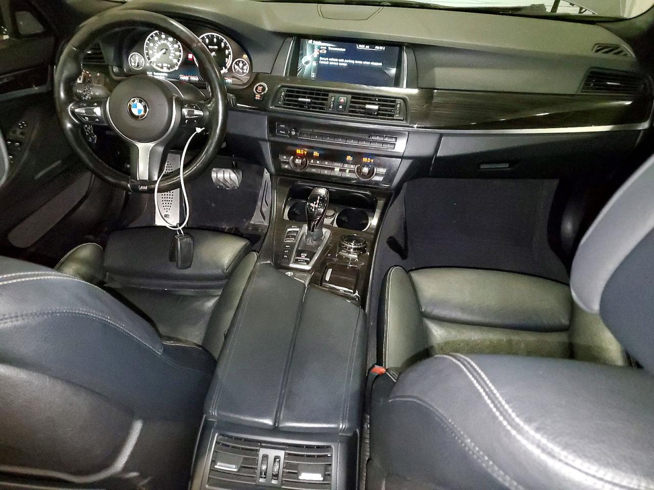 2014 Bmw 550 Xi Silver vin: WBAKP9C53ED693448