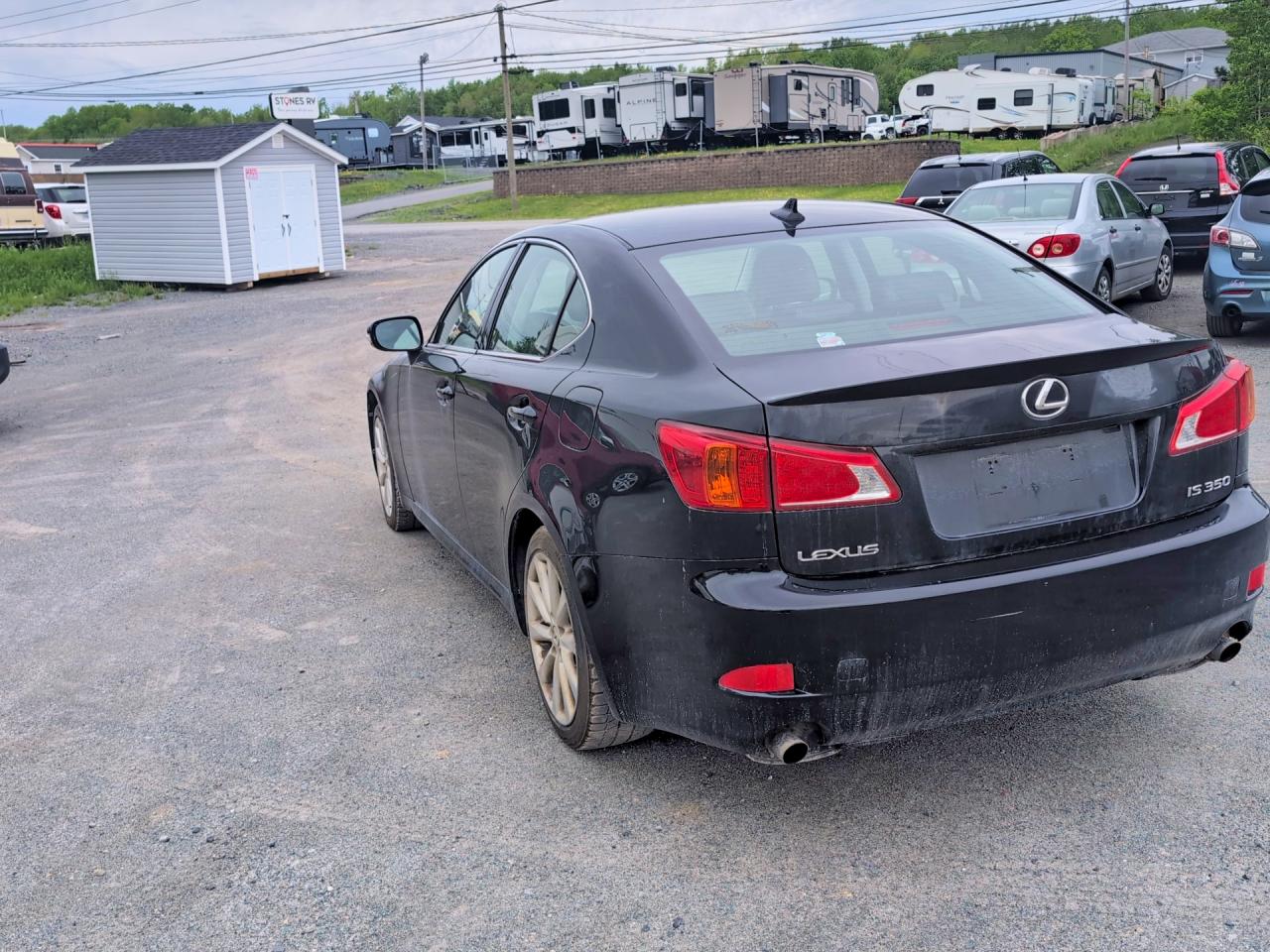 2009 Lexus Is 350 Black vin: JTHBE262295021834