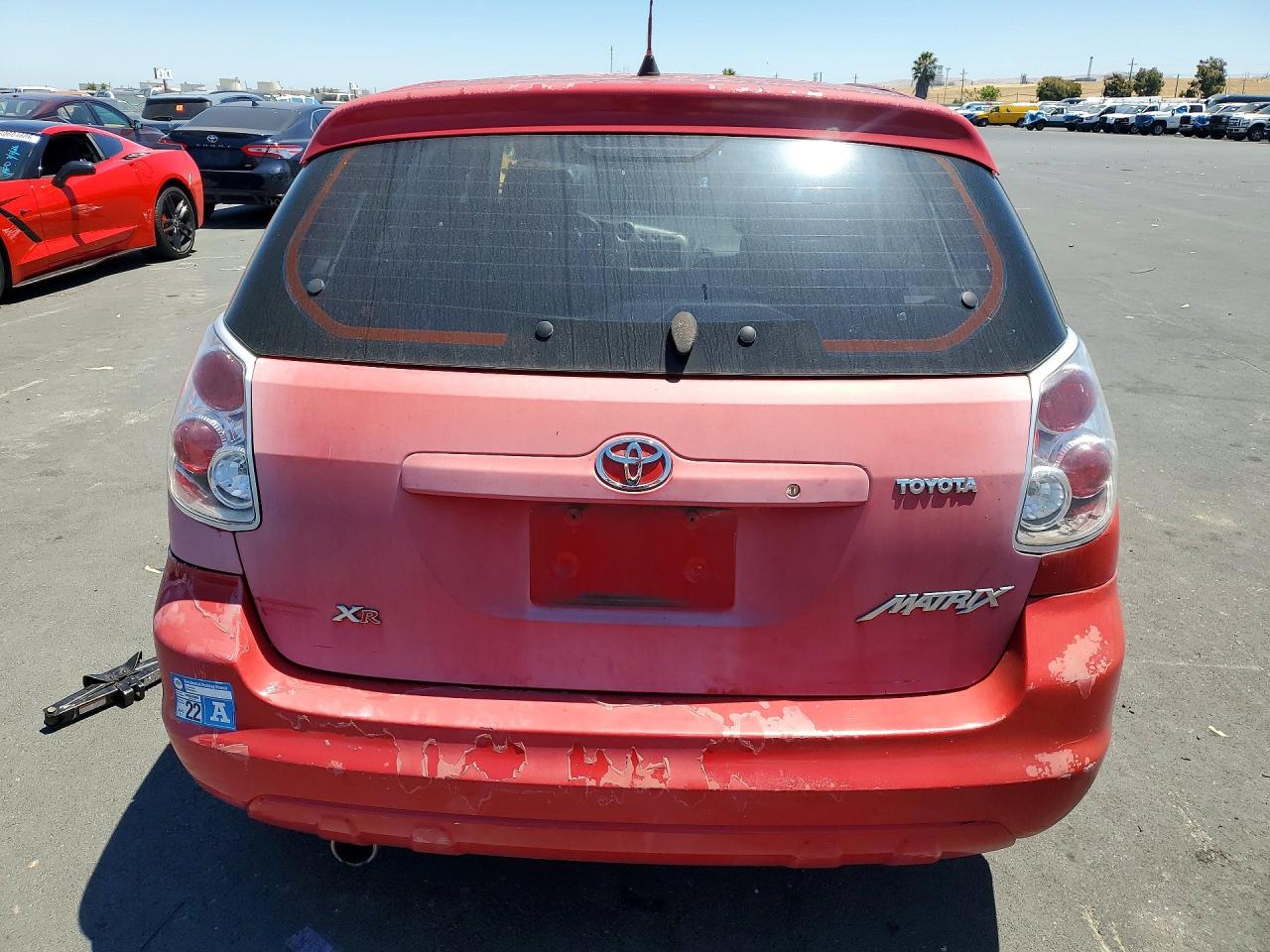 2003 Toyota Corolla Matrix Xr Red vin: 2T1KR32E53C047270