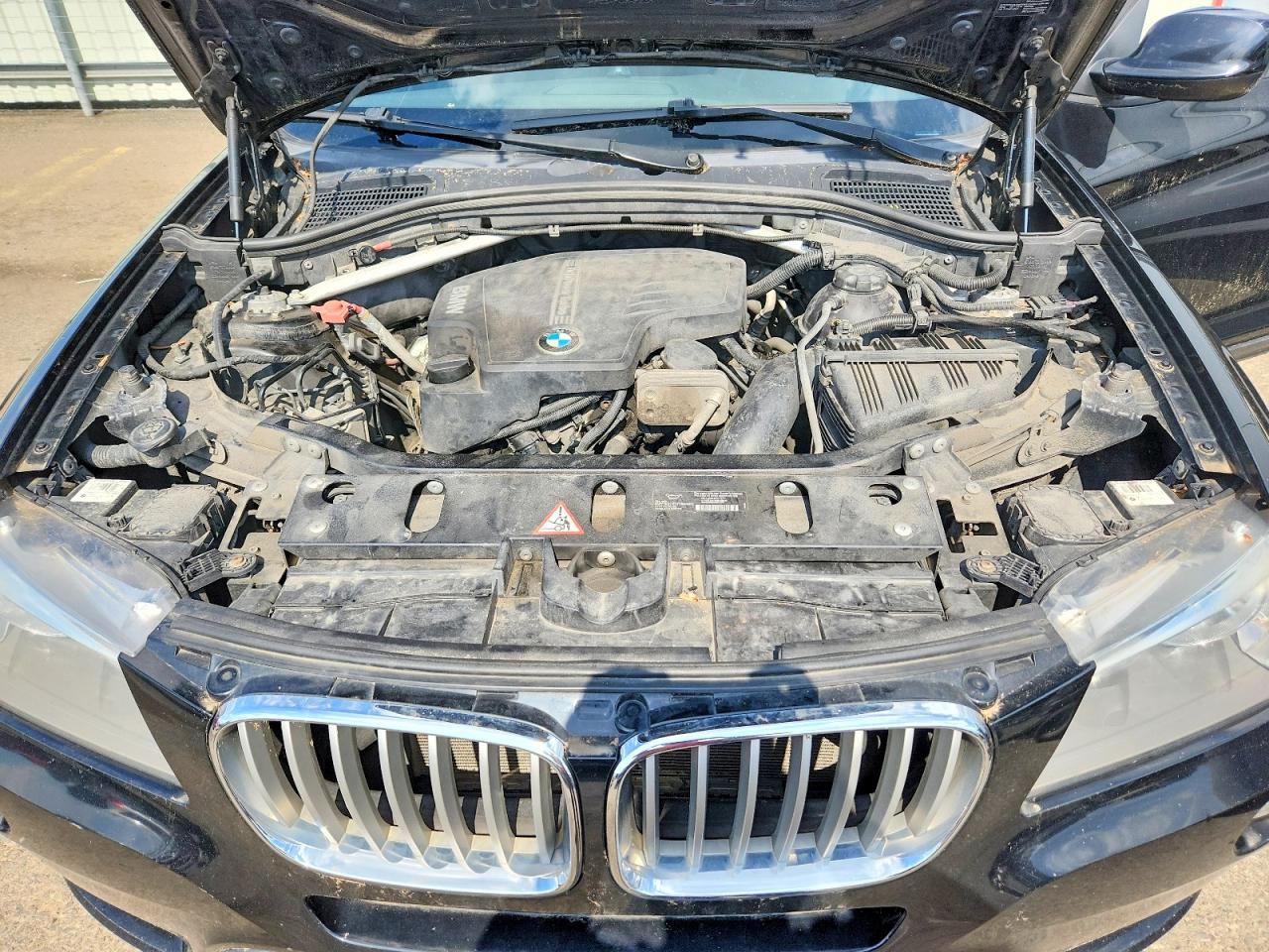 2013 Bmw X3 Xdrive28i Black vin: 5UXWX9C50D0A21956