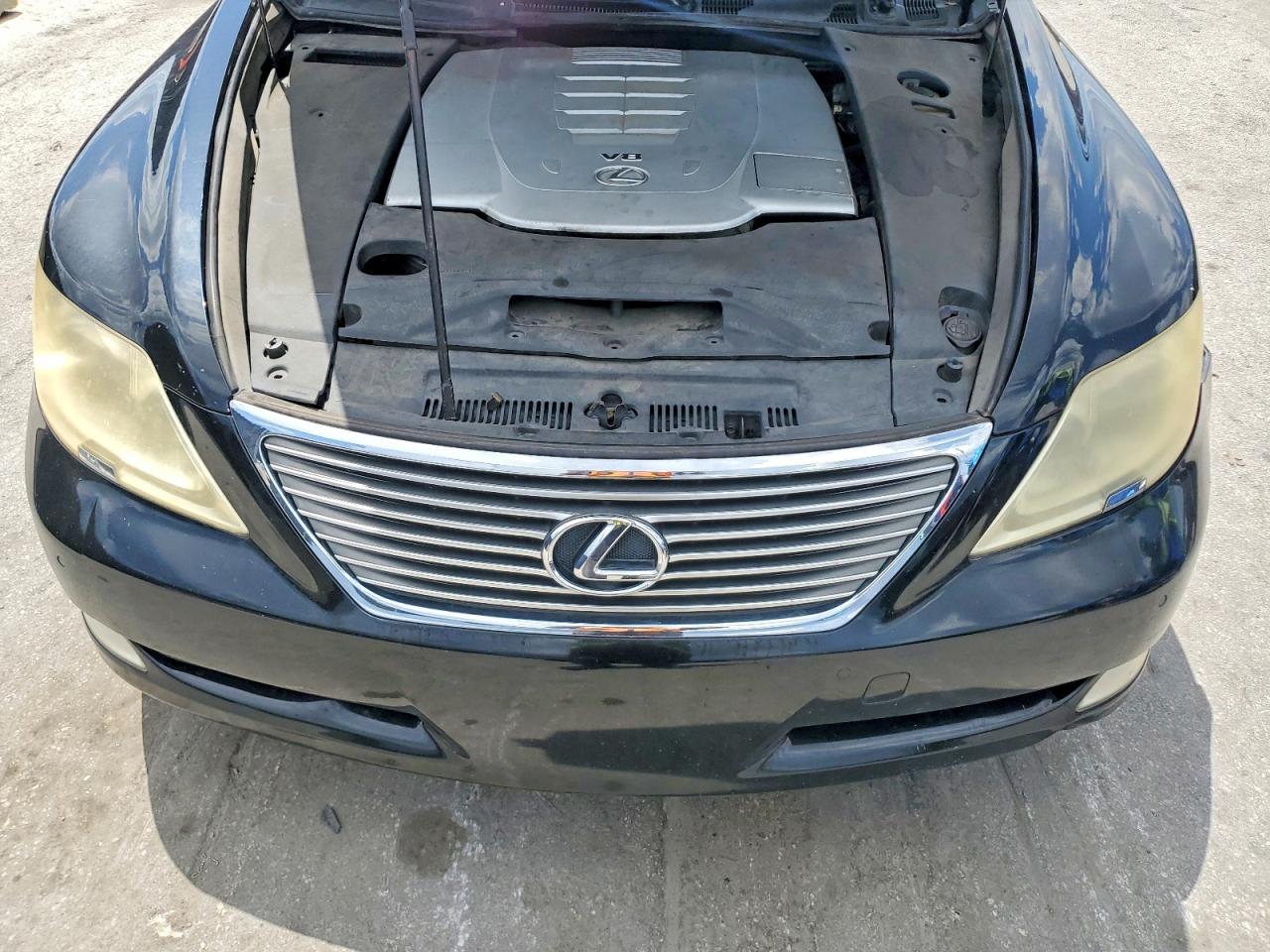 2008 Lexus Ls 460 Black vin: JTHBL46F685078234