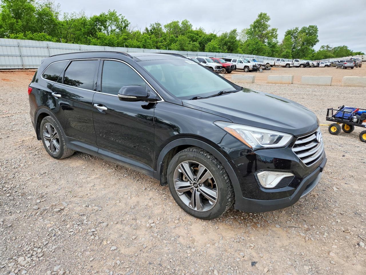 2015 Hyundai Santa Fe Limited Black vin: KM8SR4HF8FU094205