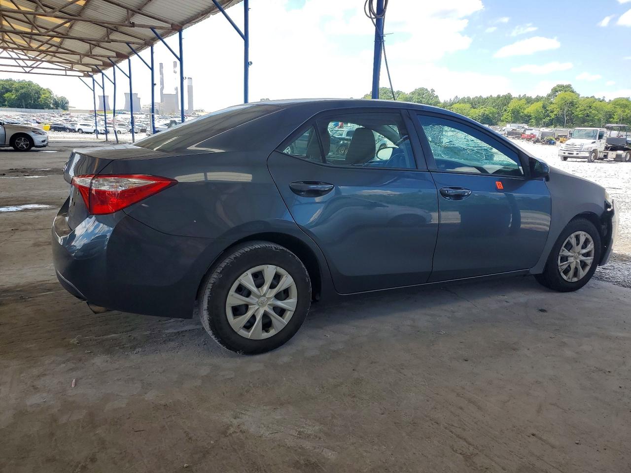 2015 Toyota Corolla L Gray vin: 2T1BURHE9FC417035