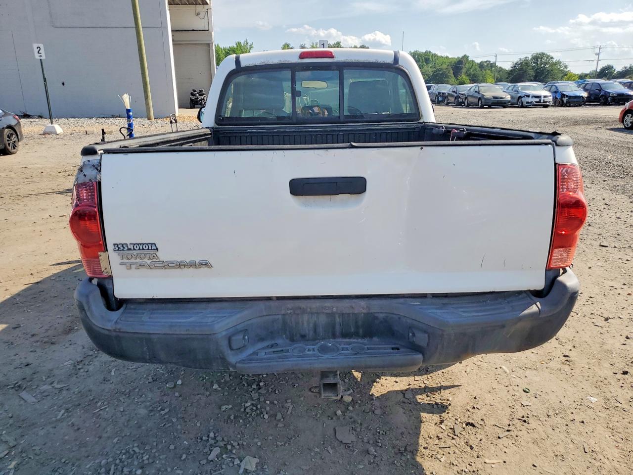 2012 Toyota Tacoma Base White vin: 5TFNX4CN3CX016477