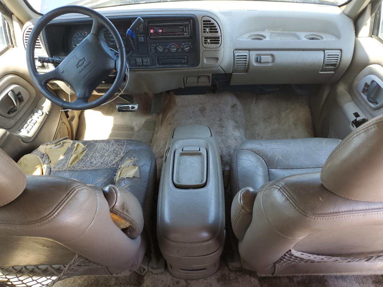 1996 Chevrolet Tahoe K1500 Синий vin: 1GNEK13R9TJ317958