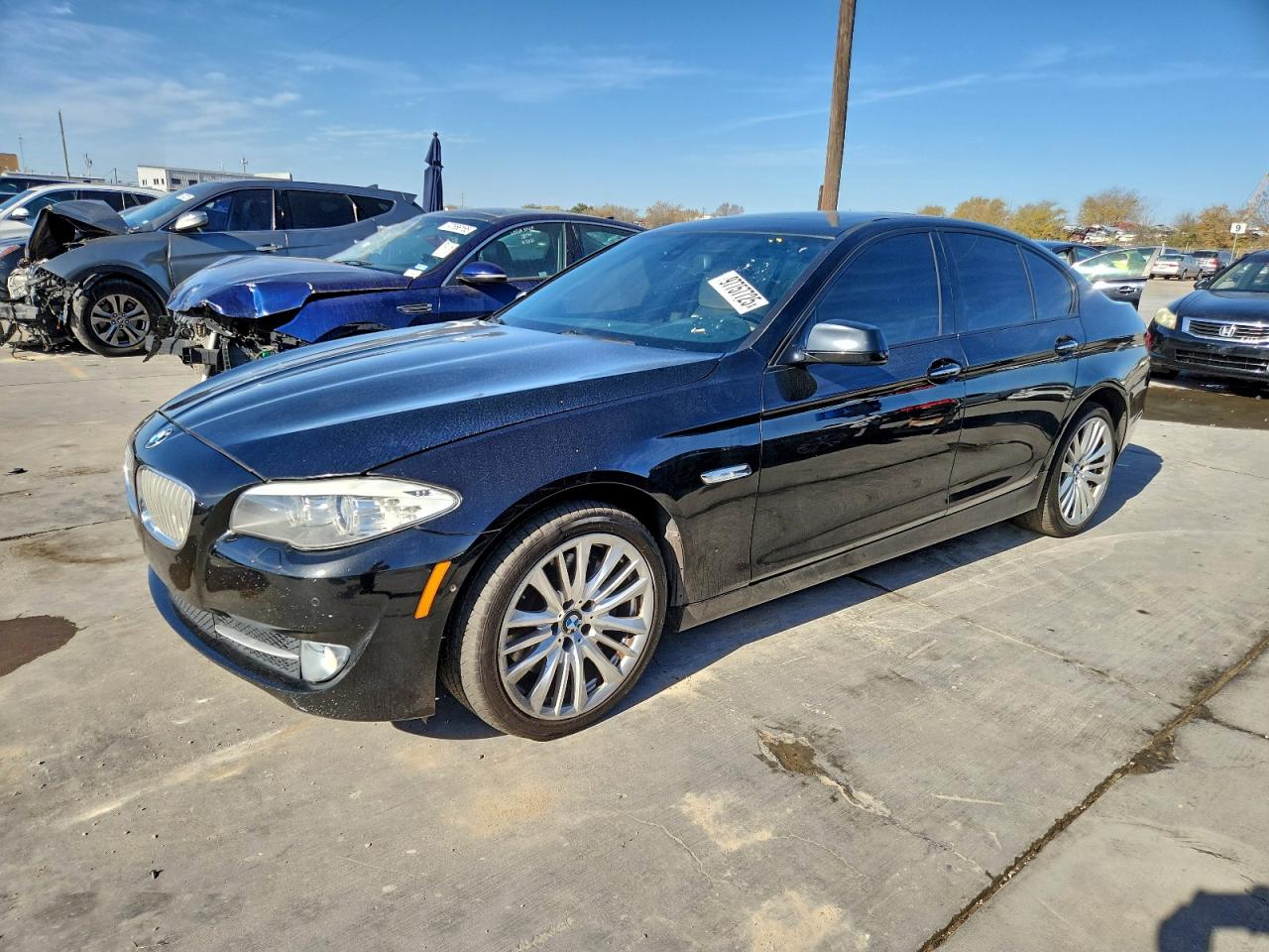 2012 Bmw 550 I Black vin: WBAFR9C58CDV59088
