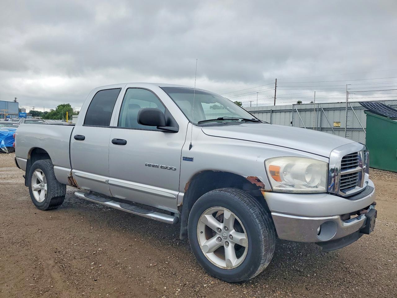 2007 Dodge Ram 1500 St Silver vin: 1D7HU18207S163545