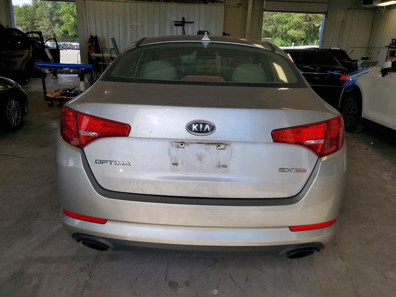 2012 Kia Optima Ex Silver vin: 5XXGN4A7XCG043430