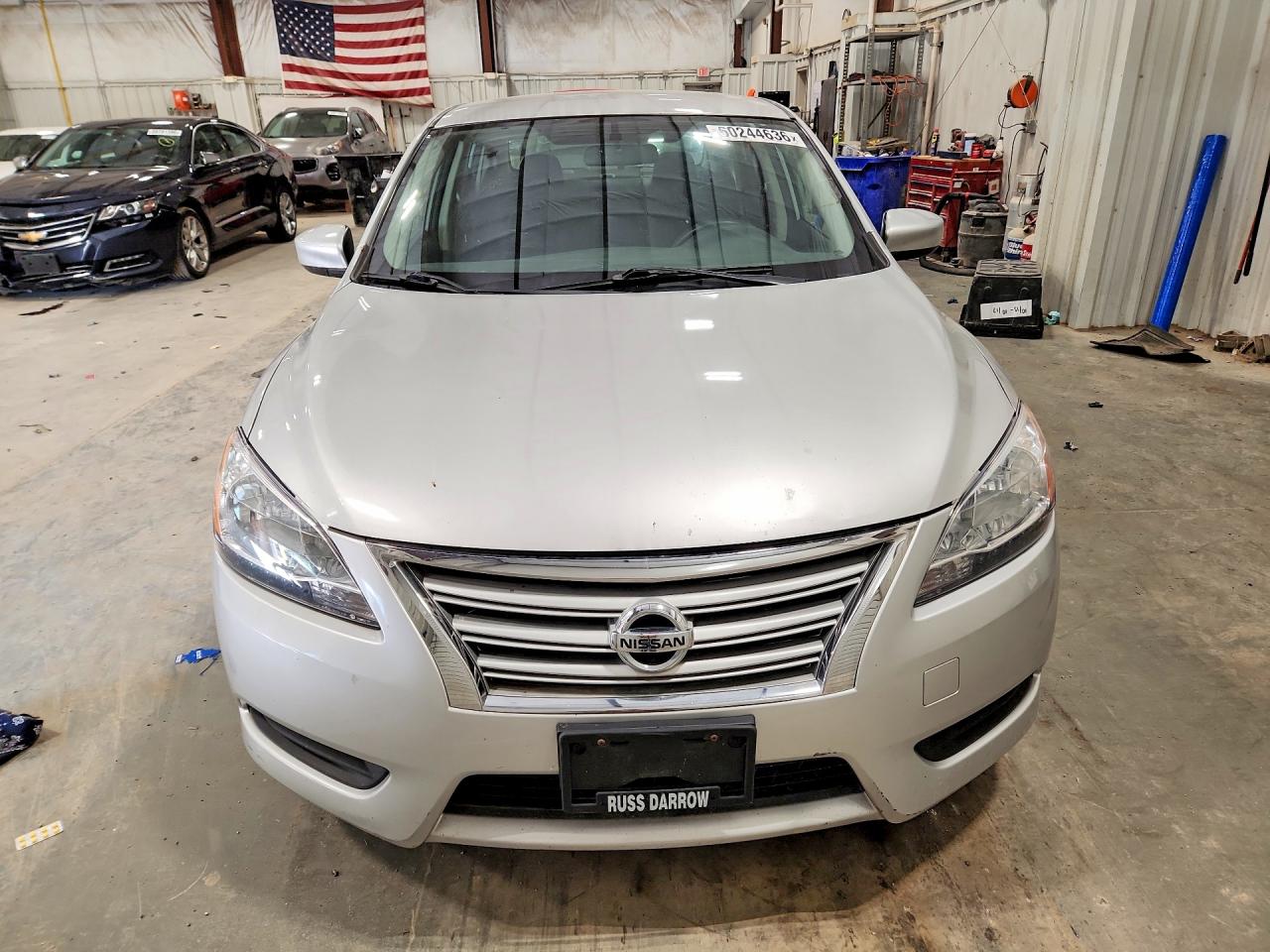 2014 Nissan Sentra Fe+ S Silver vin: 3N1AB7AP3EY249508