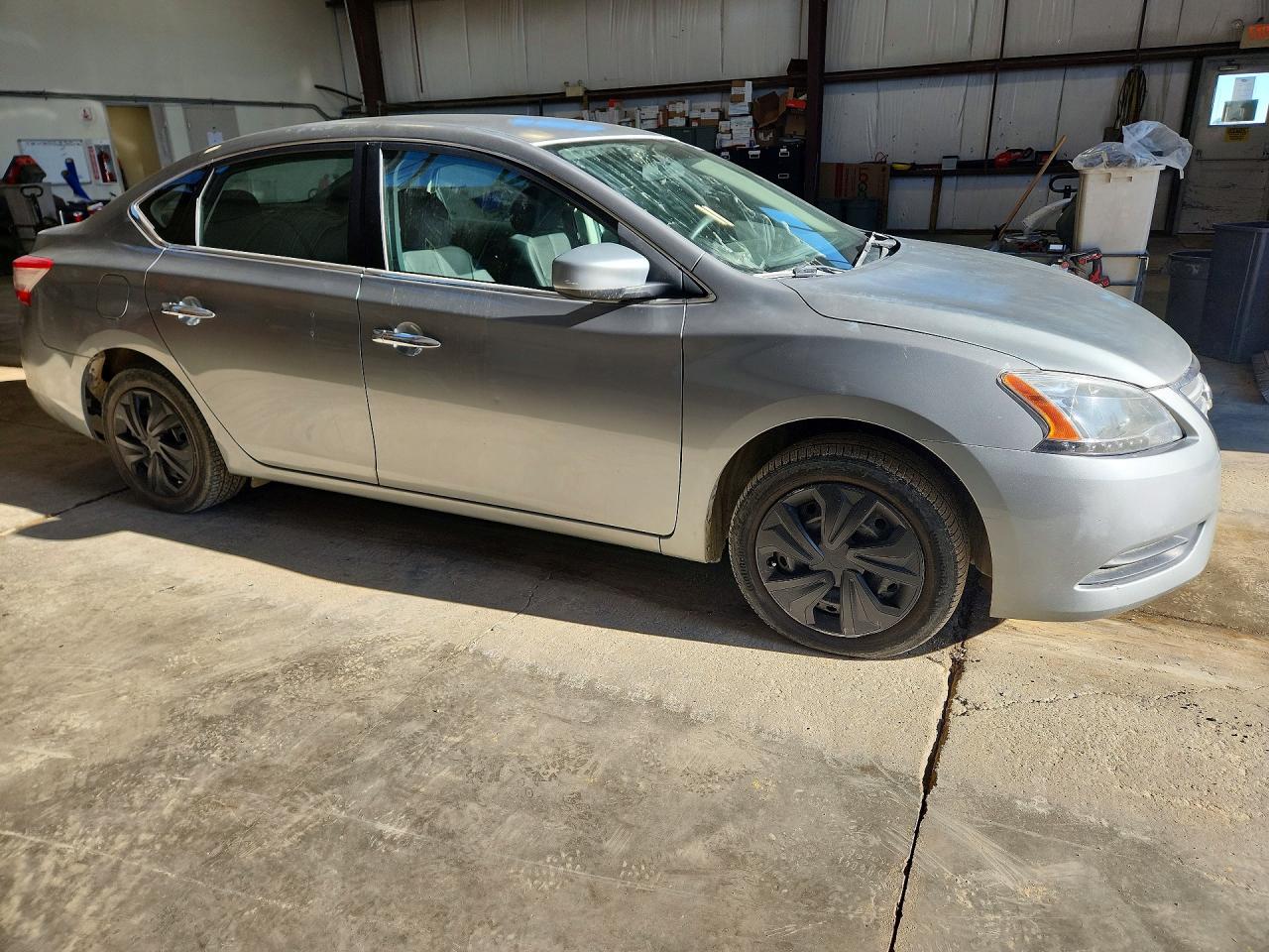 2013 Nissan Sentra S Gray vin: 3N1AB7AP7DL715632