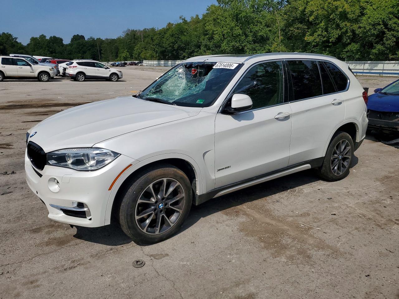 2017 Bmw X5 Xdrive35i White vin: 5UXKR0C55H0V50097