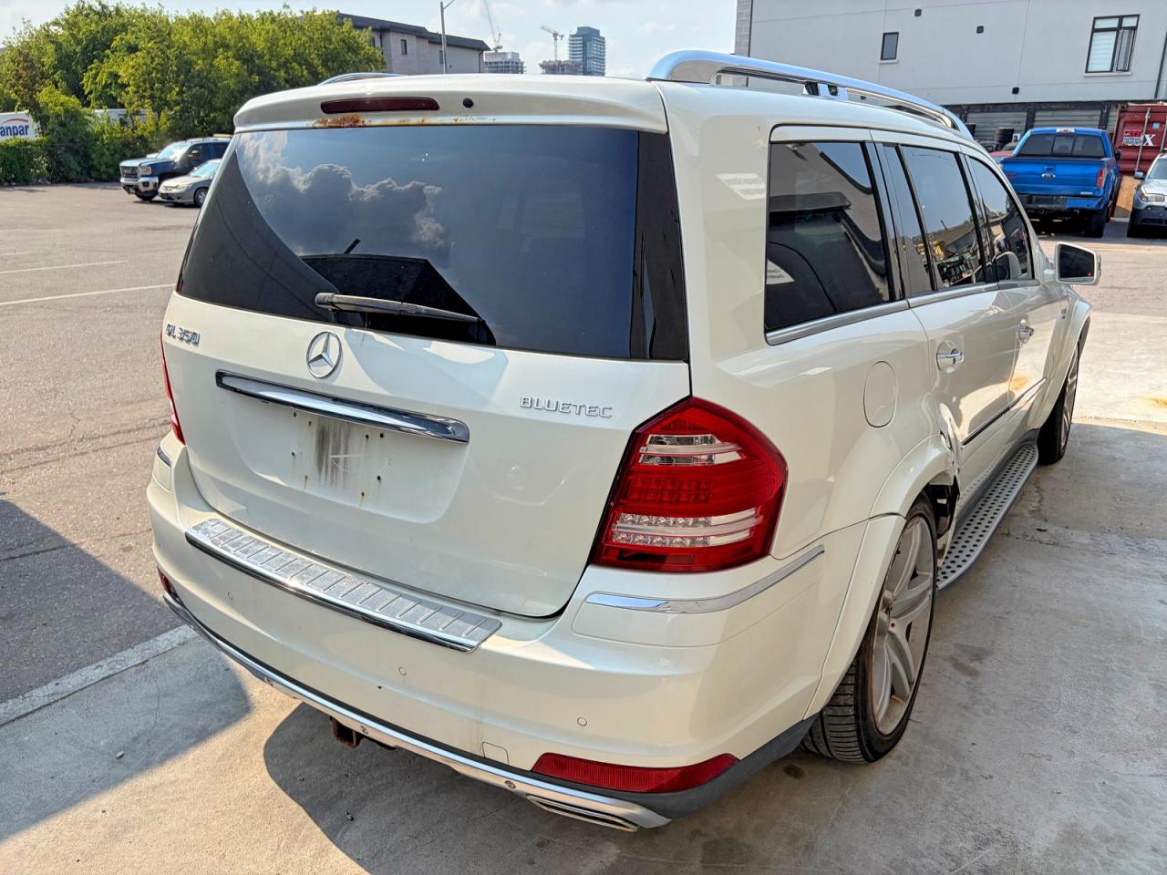 2012 Mercedes-benz Gl 350 Bluetec White vin: 4JGBF2FEXCA780458