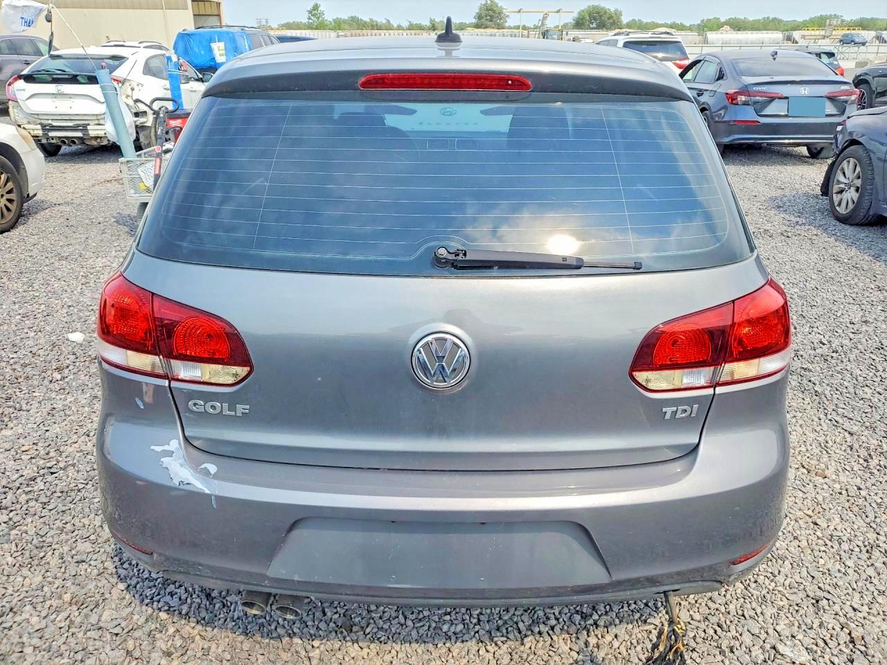 2013 Volkswagen Golf Gray vin: WVWDM7AJ4DW062106