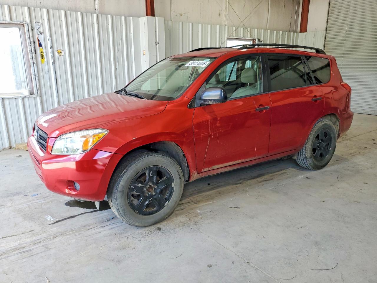 2008 Toyota Rav4 Base Red vin: JTMBD33V486063388