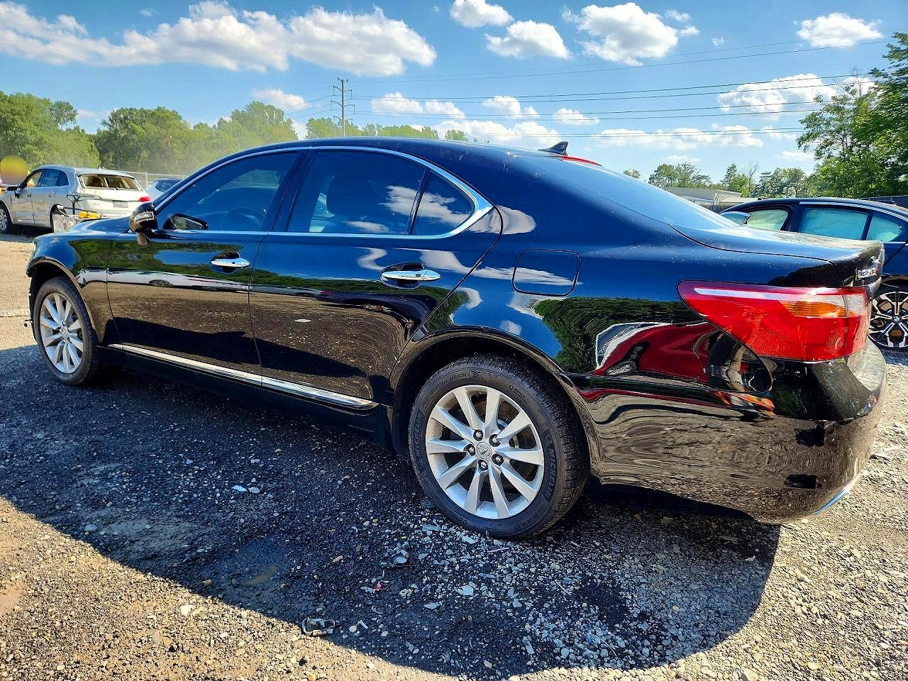 2010 Lexus Ls 460 Black vin: JTHCL5EF3A5005579