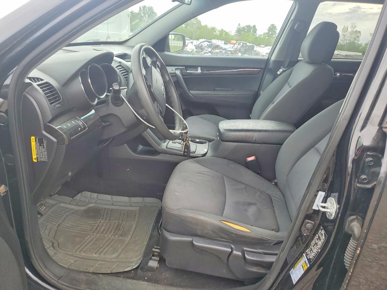 2012 Kia Sorento Lx Black vin: 5XYKT3A18CG246947