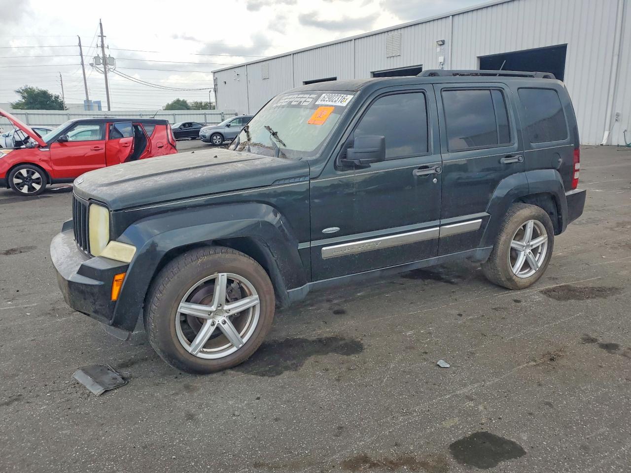 2012 Jeep Liberty Sport Черный vin: 1C4PJMAK2CW200334