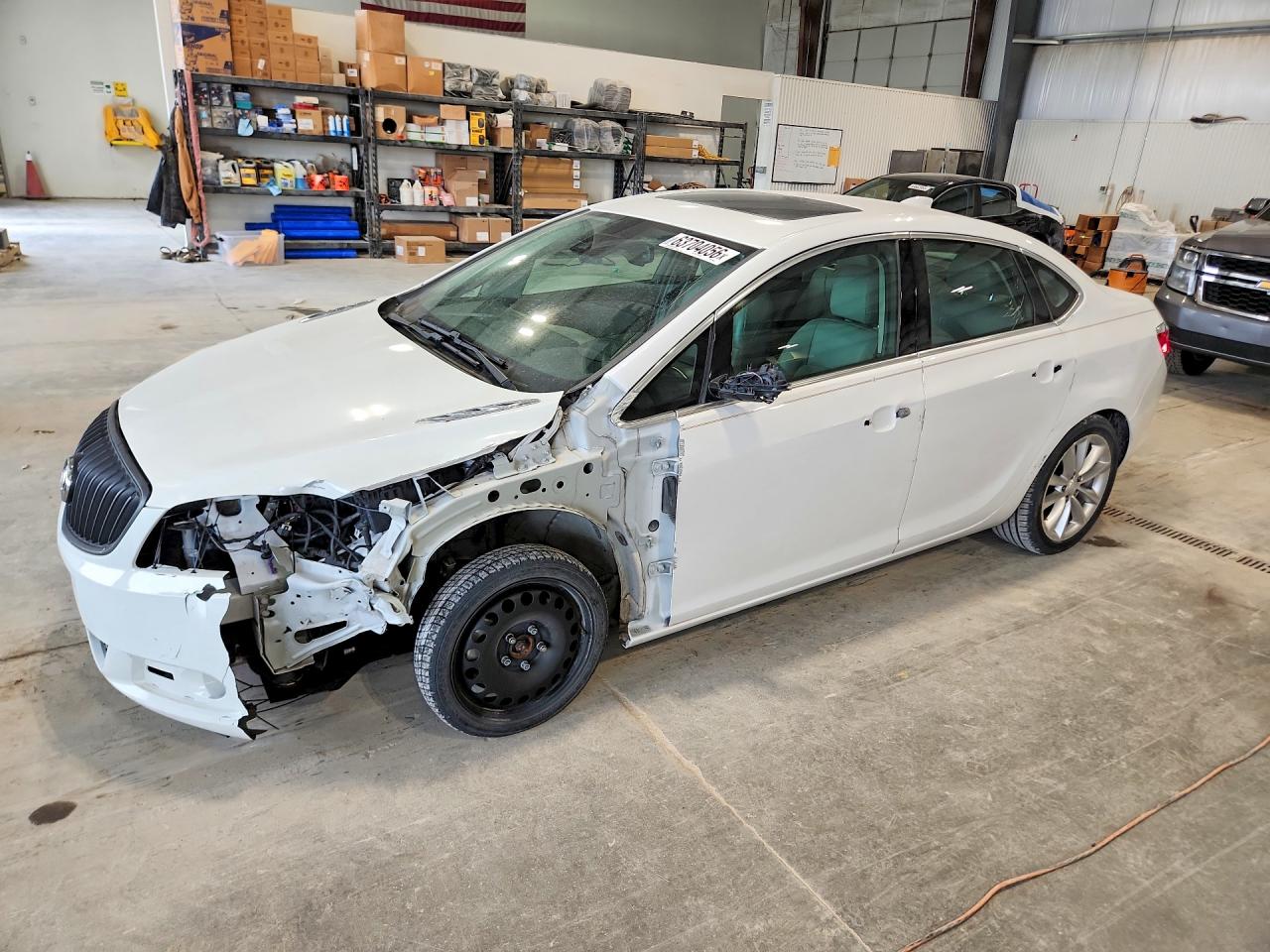 2015 Buick Verano Convenience White vin: 1G4PR5SK9F4198431